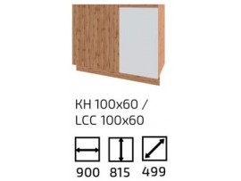 Кухня Софт (Сокме) Низ 100 (кут)